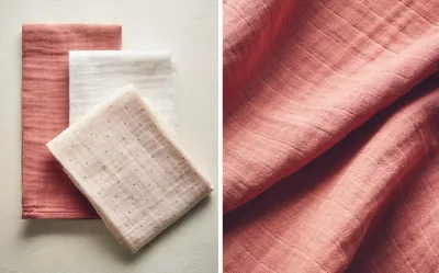 Zara Home Муслиновые салфетки из хлопка, 55x55 см (3 шт.)