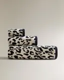 Zara Home Полотенце для лица и рук из хлопка, чёрный · 2546/013 — фото 7