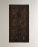 Zara Home Полотенце для лица и рук из хлопка, коричневый — фото 7