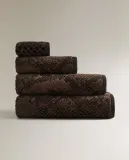 Zara Home Полотенце для лица и рук из хлопка, коричневый — фото 8