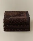 Zara Home Полотенце для лица и рук из хлопка, коричневый, 30x30 см (3 шт.) — фото 1