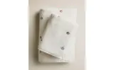 Zara Home Полотенце для лица и рук из хлопка, экрю — фото 2