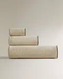 Zara Home Полотенце для лица и рук из хлопка, чёрный · 4596/013 — фото 7