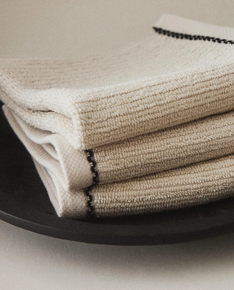 Zara Home Набор полотенец из хлопка, 30x30 см (3 шт.) · 8548/002
