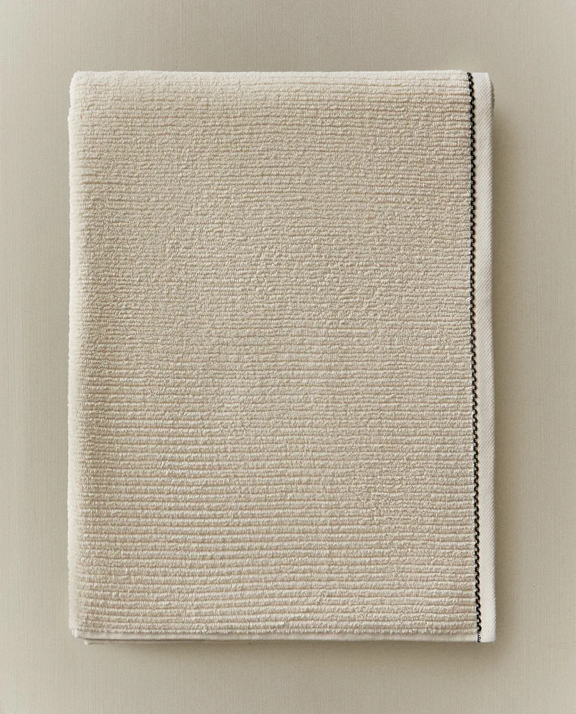 Zara Home Полотенце для лица и рук из хлопка, piaskowy · 8548/013