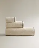 Zara Home Полотенце для лица и рук из хлопка, piaskowy · 8548/013 — фото 2