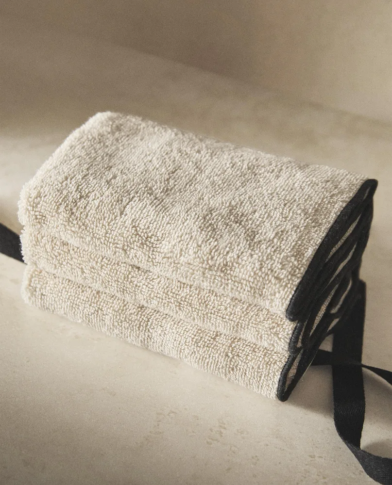 Zara Home Набор полотенец из хлопка, 30x30 см (3 шт.) · 4596/002