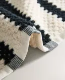 Zara Home Полотенце для лица и рук из хлопка, чёрный · 2541/013 — фото 7