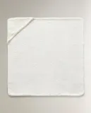 Zara Home Детское полотенце с капюшоном из хлопка, экрю, 80x80 см · 5674/423 — фото 4