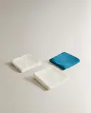 Zara Home Полотенце для лица и рук из хлопка, экрю, 30x30 см (3 шт.) · 5674/724 — фото 3