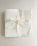 Zara Home Полотенце для лица и рук из хлопка, экрю, 30x30 см (3 шт.) · 5674/724 — фото 4