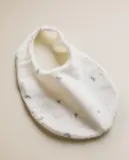Zara Home Полотенце для лица и рук из хлопка, экрю, 25x21 см — фото 1