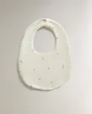 Zara Home Полотенце для лица и рук из хлопка, экрю, 25x21 см — фото 4
