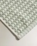 Zara Home Полотенце для лица и рук из хлопка, зелёный · 4587/013 — фото 3