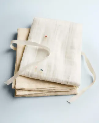 Zara Home Муслиновые салфетки из хлопка, экрю, 55x55 см (2 шт.)
