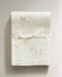 Zara Home Муслиновые салфетки из хлопка, экрю, 55x55 см (2 шт.) — фото 6