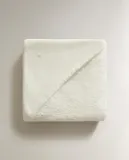 Zara Home Детское полотенце с капюшоном из хлопка, экрю, 80x80 см · 5673/423 — фото 8