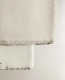 Zara Home Полотенце для лица и рук из хлопка, экрю, 30x30 см (2 шт.) — фото 4