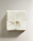 Zara Home Полотенце для лица и рук из хлопка, экрю, 30x30 см (2 шт.) — фото 7