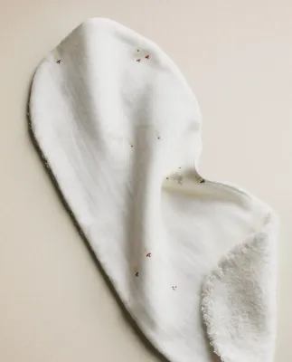Zara Home Полотенце для лица и рук из хлопка, экрю, 45x23 см · 5673/490