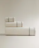 Zara Home Полотенце для лица и рук из хлопка, слоновая кость · 4585/013 — фото 3