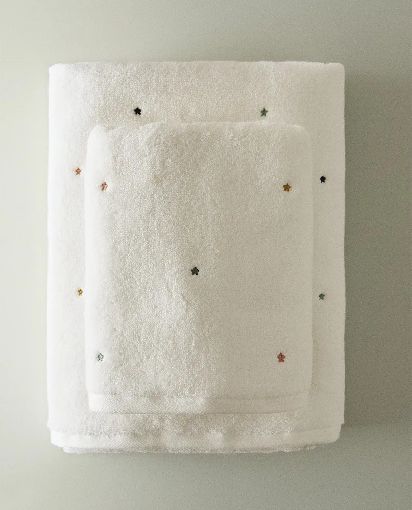 Zara Home Полотенце для лица и рук из хлопка, z amana biel · 1602/013