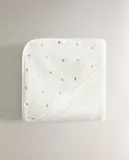 Zara Home Детское полотенце с капюшоном из хлопка, z amana biel, 80x80 см · 5650/423 — фото 5