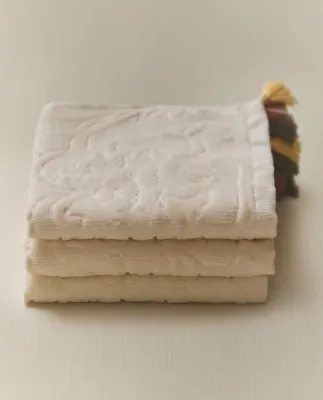 Zara Home Набор полотенец из хлопка, 30x30 см (3 шт.) · 3519/002