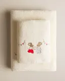 Zara Home Полотенце для лица и рук из хлопка, бежевый · 4698/013 — фото 1