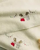 Zara Home Полотенце для лица и рук из хлопка, бежевый · 4698/013 — фото 8