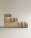 Zara Home Полотенце для лица и рук из хлопка, piaskowy · 7544/013 — фото 3