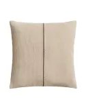 Zara Home наволочка декоративная из хлопка, терракотовый, в полоску, 45x45 см — фото 7