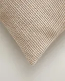 Zara Home наволочка декоративная из хлопка, терракотовый, в полоску, 45x45 см — фото 8
