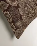 Zara Home наволочка декоративная из хлопка, коричневый — фото 5