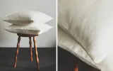 Zara Home наволочка декоративная из льна, молочный — фото 6