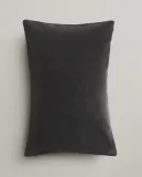 Zara Home наволочка декоративная из хлопка, хаки, 40x60 см — фото 1