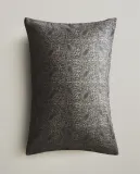 Zara Home наволочка декоративная из льна, синий, 40x60 см — фото 1