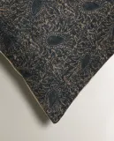 Zara Home наволочка декоративная из льна, синий, 40x60 см — фото 2