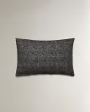 Zara Home наволочка декоративная из льна, синий, 40x60 см — фото 4
