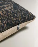 Zara Home наволочка декоративная из льна, синий, 40x60 см — фото 6