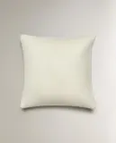 Zara Home наволочка декоративная из шерсти, светло-бежевый, 45x45 см — фото 5