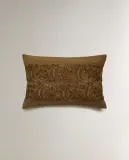 Zara Home наволочка декоративная из хлопка, бежевый, 40x60 см — фото 4