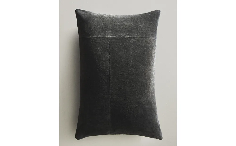 Zara Home наволочка декоративная из хлопка, серый · 6318/008