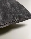 Zara Home наволочка декоративная из хлопка, серый · 6318/008 — фото 4