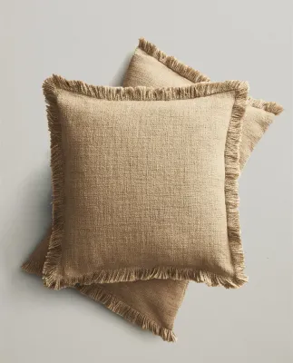 Zara Home наволочка декоративная из хлопка, синий, в полоску