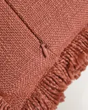 Zara Home наволочка декоративная из хлопка, синий, в полоску — фото 7