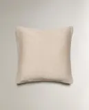 Zara Home наволочка декоративная из вискозы, серо-бежевый, 45x45 см — фото 5