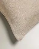 Zara Home наволочка декоративная из вискозы, серо-бежевый, 45x45 см — фото 6