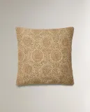 Zara Home наволочка декоративная из льна, светло-бежевый, 45x45 см — фото 3