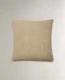 Zara Home наволочка декоративная из льна, светло-бежевый, 45x45 см — фото 5